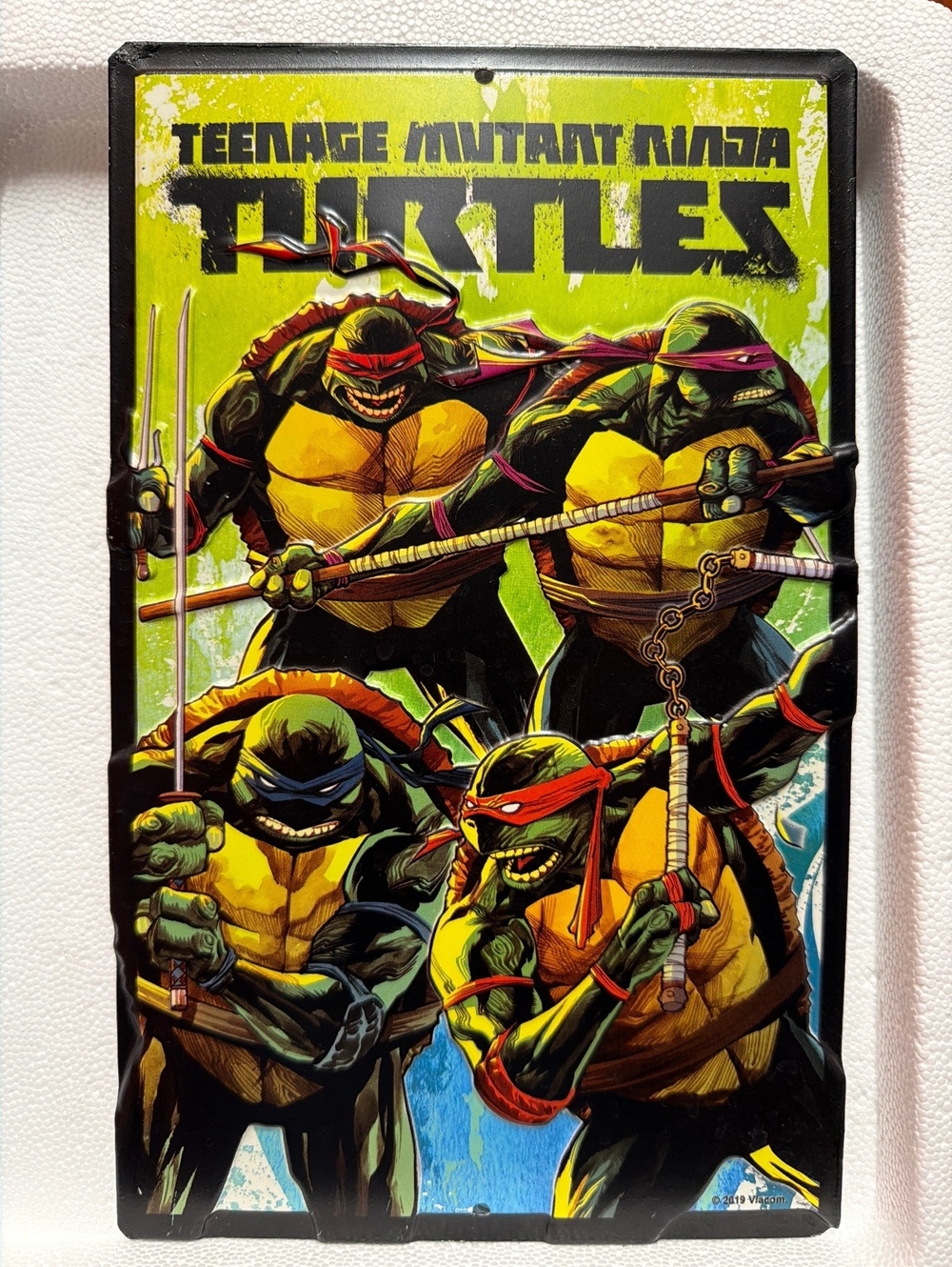 Teenage Mutant Ninja Turtles Vintage Style Metal Sign Wall Decor